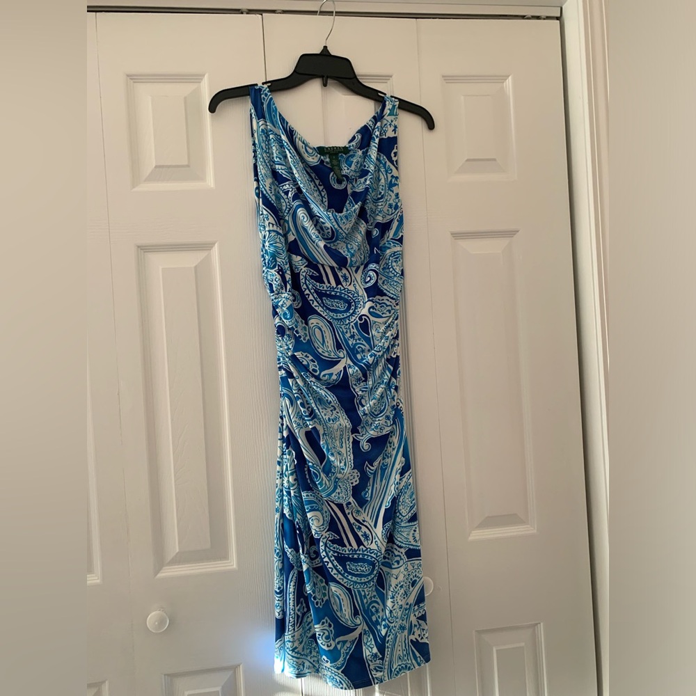 Ralph Lauren paisley midi dress